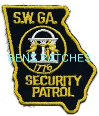 GEORGIA,SW GEORGIA SECURITY PATROL 1 STATE SHAPED_wm